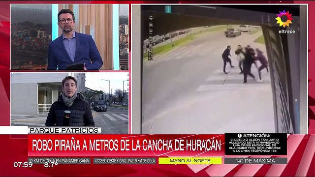 Robo Piraña en Barrio Estación Buenos Aires - Trece Noticias 06-09-2023