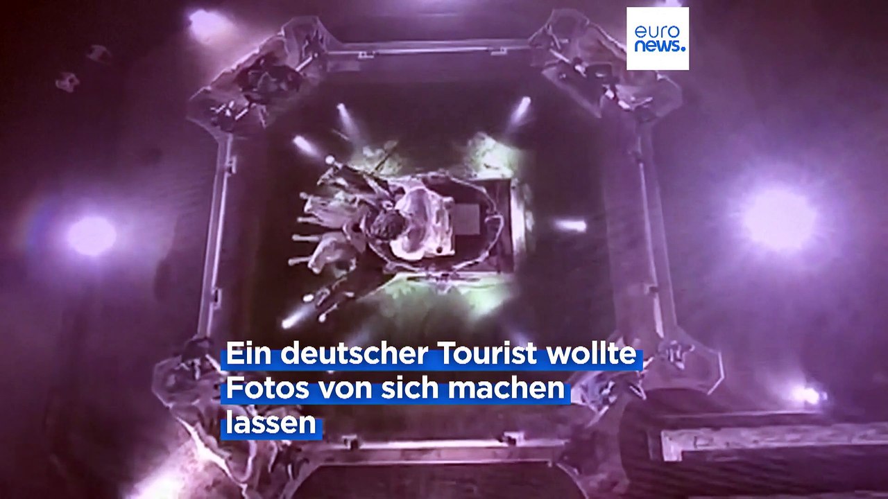 Vandalismus-Tourist: Berliner beschädigt historischen Neptunbrunnen in Florenz
