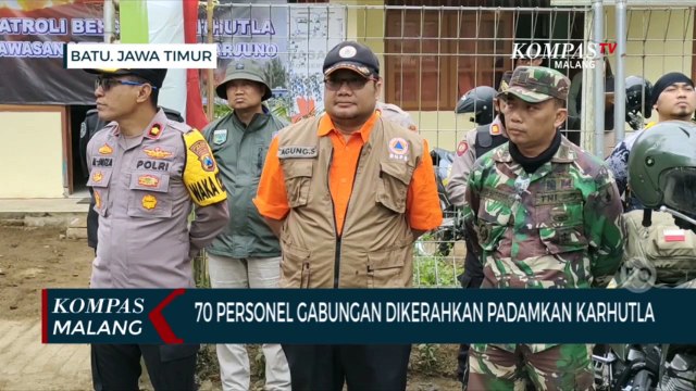 Upaya Pemadaman Karhutla di Gunung Arjuno Terus Dilakukan