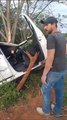 Idoso perde controle de automóvel e capota em estrada entre Icaraíma e Vila Rica do Ivaí