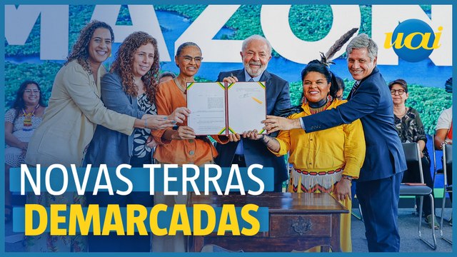 Lula demarca novas terras indígenas no Dia da Amazônia