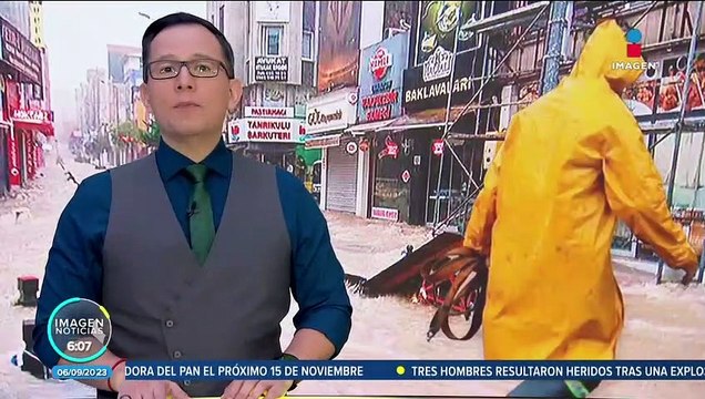 Tormentas causan inundaciones en Turquía