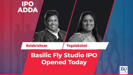 IPO Adda: Basilic Fly Studio IPO Opened Today