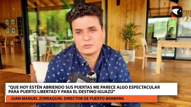 Inauguración Pristine Luxury Camps | Que hoy estén abriendo sus puertas me parece algo espectacular para Puerto Libertad y para el Destino Iguazú , indicó el director de Puerto Bemberg
