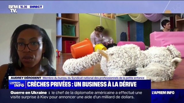 Crèches: Il faut vraiment des contrôles inopinés , estime Audrey Dérogent (syndicat national des professionnels de la petite enfance)