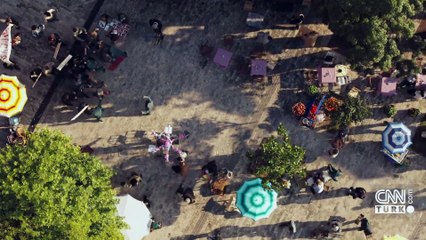 CNN TÜRK Dilek Taşı dizisinin setine konuk oldu