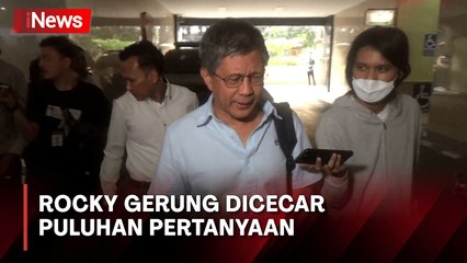 Jalani Pemeriksaan di Bareskrim, Rocky Gerung Dicecar Puluhan Pertanyaan
