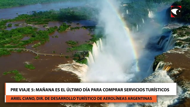 Pre Viaje 5 mañana es el último día para comprar servicios turísticos