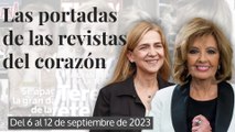 El inesperado beso de la infanta Cristina e Iñaki Urdangarin y la muerte de María Teresa Campos, en las revistas de corazón