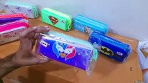 Unboxing and Review of Multi-Utility Pocket Large Capacity Pencil Case Canvas Pouch with 3 Zippers School Supply Organizer for Students
