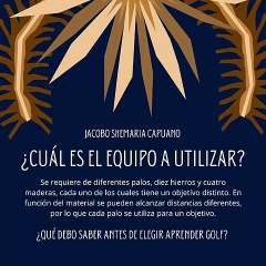 -Jacobo Shemaria Capuano- ¿Cuánto se tarda en aprender a jugar al golf? (parte 2)