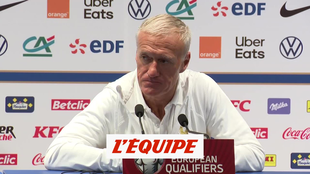 Deschamps avant l'Irlande : « Il faudra montrer plus de présence » - Foot - Qualif. Euro - Bleus