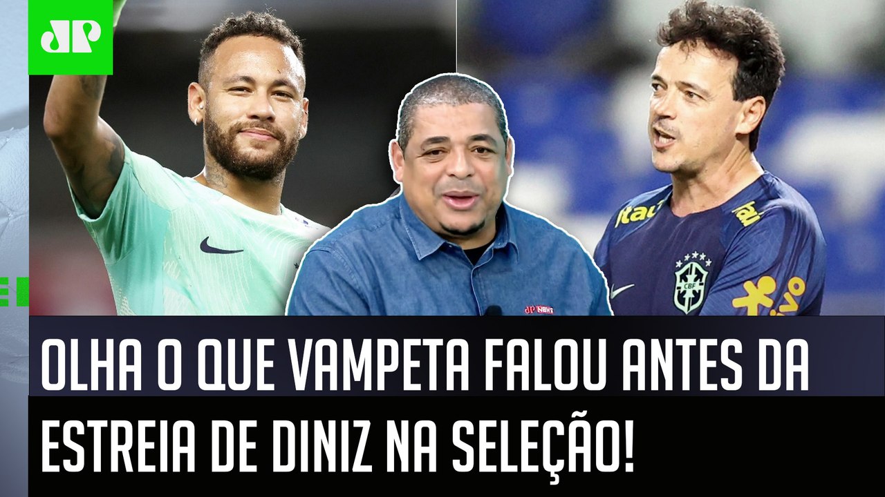 "VAI TER ISSO! VOCÊS VÃO VER! O Diniz na Seleção Brasileira..." Vampeta É SINCERO antes de ESTREIA!
