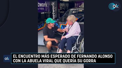 El encuentro más esperado de Fernando Alonso con la abuela viral que quería su gorra