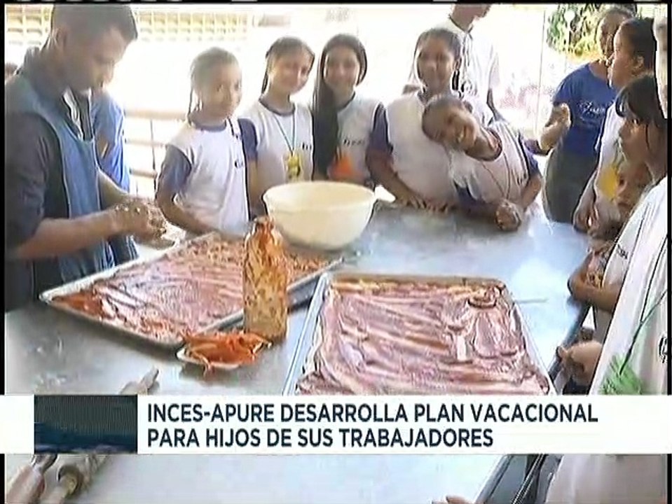 Más de 100 hijos de trabajadores del Inces Apure disfrutaron del Plan Vacacional de aprendizaje