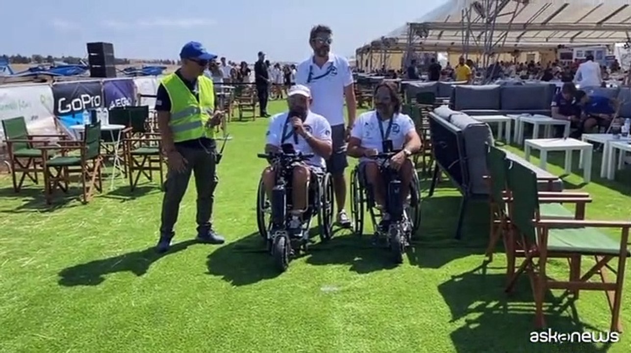 In Grecia l'inclusione parla italiano, all'Air show di Atene la pattuglia di piloti disabili