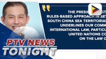 House Speaker Romualdez backs PBBM’s stand on rules-based approach to settling territorial disputes