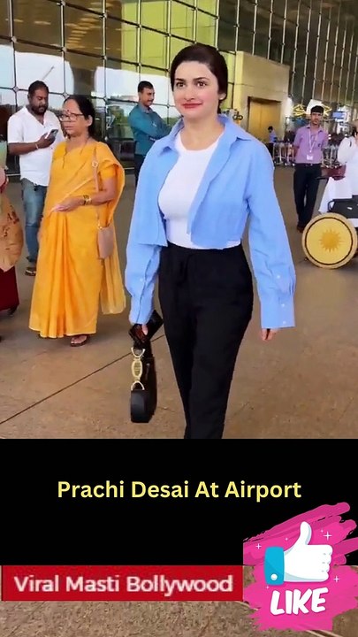 Urvashi Rautela, Manoj Bajpayee and Prachi Desai Spotted At Airport Viral Masti Bollywood