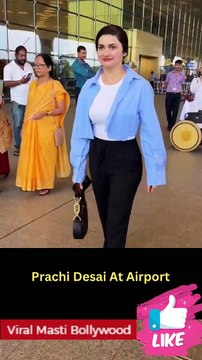 Urvashi Rautela, Manoj Bajpayee and Prachi Desai Spotted At Airport Viral Masti Bollywood