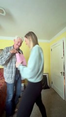 Sweet Dad's Reaction To Pregnancy Announcement
