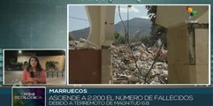 Autoridades marroquíes contabilizan más de 2.200 fallecidos por terremoto
