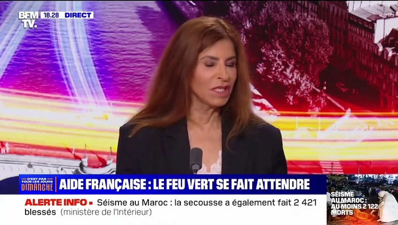 Séisme au Maroc : Une journaliste marocaine  Samira Sitaïl en colère sur BFM : "C'est très grave de dire que le Maroc refuse l'aide d'un pays"
