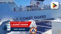 Chinese coast guard, sinubukang haranging muli ang resupply mission ng PCG sa BRP Sierra Madre sa Ayungin Shoal
