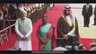 شاهد.. مراسم استقبال رئيس وزراء #الهند لولي العهد السعودي  الأمير #محمد_بن_سلمان في بداية زيارته الرسمية إلى #الهند  #العربية