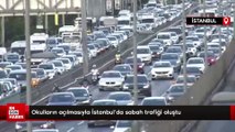 Okulların açılmasıyla İstanbul'da sabah trafiği oluştu