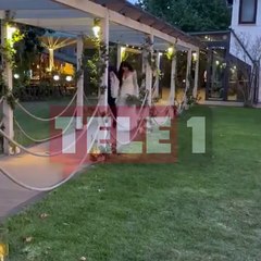 Deniz Çakır ile Bilgehan Baykal evlendi! Gelinliği dikkat çekti