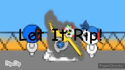 Tyson_vs_KamenX - Beyblade Animação! Flipaclip!