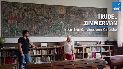 2/5 : la magnifique fresque du musée de l'école de Karlsruhe