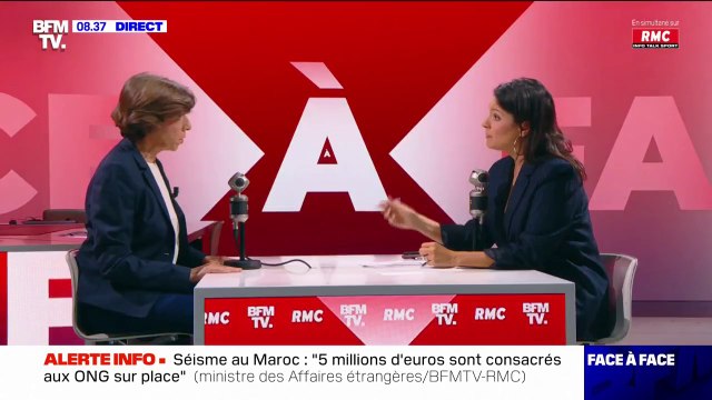 Catherine Colonna affirme qu'Emmanuel Macron a échangé à de nombreuses reprises avec le roi du Maroc depuis le séisme