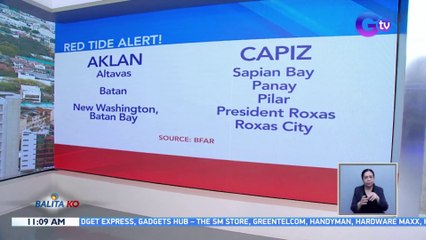 Mga shellfish sa ilang lugar sa bansa, nag-positive sa red tide | BK