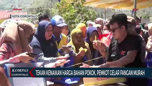 Tekan Kenaikan Harga Bahan Pokok, Pemkot Gorontalo Gelar Pangan Murah