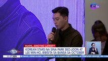 Korean stars na sina Park Seo-joon at Lee Min-ho, bibisita sa bansa sa October | BK