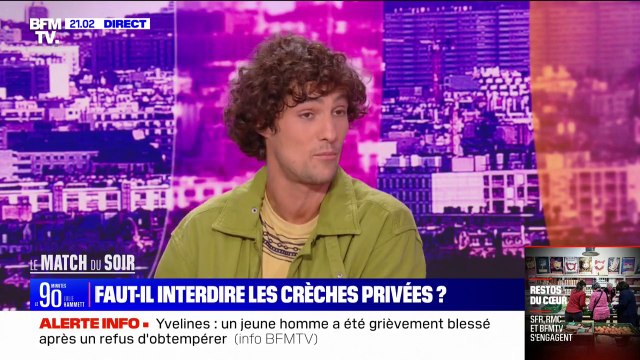 Crèches: Aujourd'hui, il n'y a pas assez d'argent qui est alloué à la petite enfance , pour Pablo Pillaud-Vivien (@ppillaudvivien)