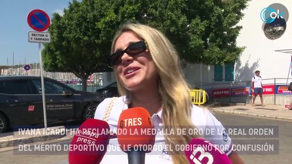 Ivana Icardi reclama la medalla que el Gobierno de Sánchez le otorgó por error