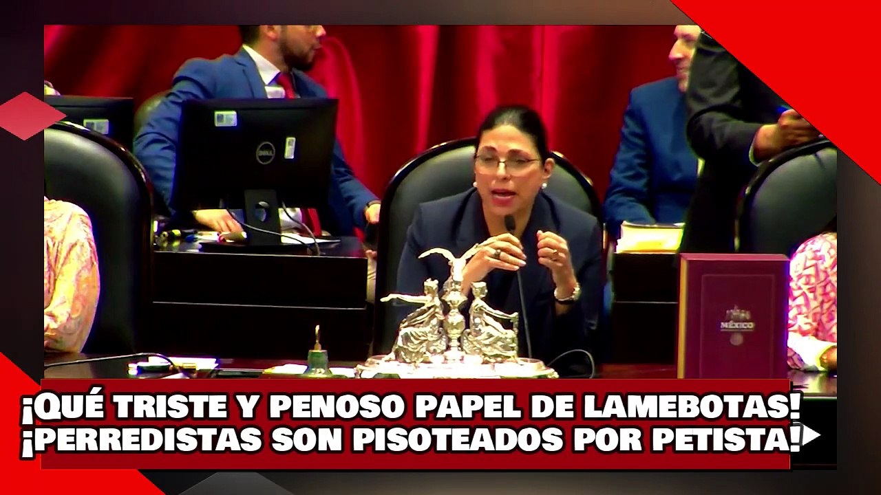 ¡VEAN! ¡Qué triste y penoso papel de lamebotas!¡Los perredistas son pisoteados por Geovanna del PT!
