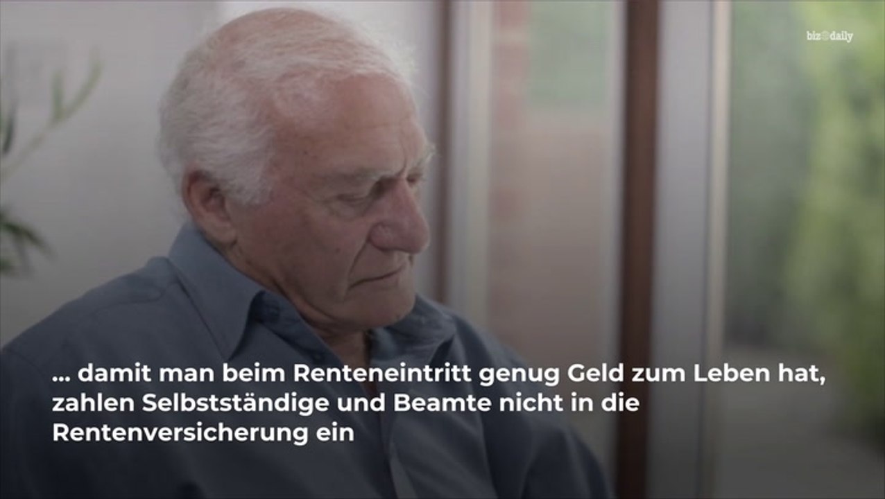 Rente: müssen beamte und selbstständige bald in rentenkasse einzahlen?