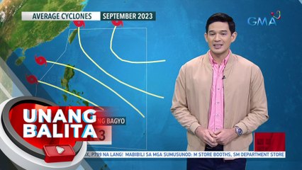 1 o 2 pang bagyo, posibleng mamuo o pumasok sa PAR ngayong September - Weather update today as of 6:24 a.m. (September 7, 2023) | UB