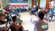 Programa Todos con Voz y Organización Metanoia entregan sillas de ruedas en Carazo