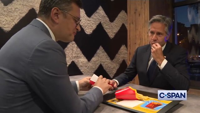 Secretary Blinkin shares McDonald’s with Ukraine’s foreign affairs minister