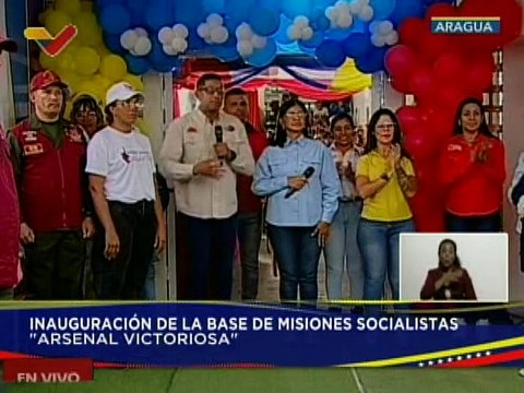 Aragua | Inauguran Base de Misiones Socialistas Arsenal Victoriosa favoreciendo a 2.400 familias