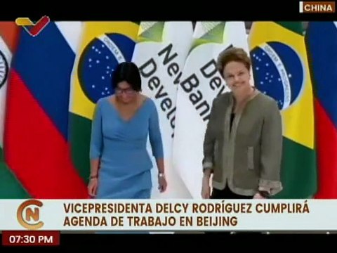 Vpdta. Delcy Rodríguez cumple agenda de trabajo en Beijing para fortalecer los lazos de cooperación