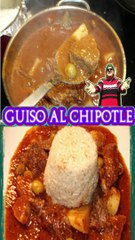 guiso de res en salsa chipotle super sabros y facil de hacer