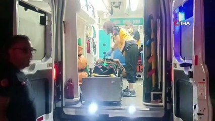 Yolun karşısına geçen şahsa halk otobüsü çarptı