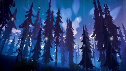 relaxing music for meditation with the sound of rain and thunder (in the dark forest)