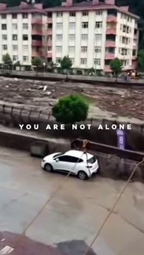 Cars and Trucks Swept Away: Devastating Floods Submerge Roads in Overflowing Rivers