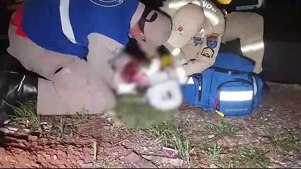 Homem é agredido com golpes na cabeça durante briga no Santa Felicidade